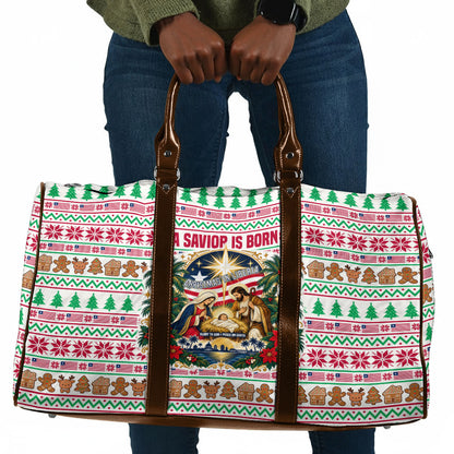 Liberia Jesus Christmas Travel Bag Vintage Patriotic Religious