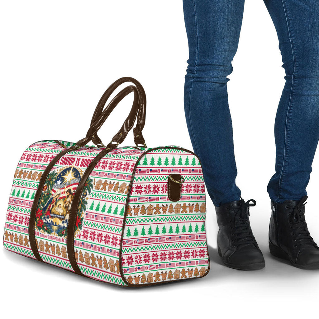Liberia Jesus Christmas Travel Bag Vintage Patriotic Religious