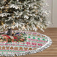 Liberia Jesus Christmas Tree Skirt Vintage Patriotic Religious