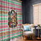 Liberia Jesus Christmas Window Curtain Vintage Patriotic Religious