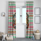 Liberia Jesus Christmas Window Curtain Vintage Patriotic Religious