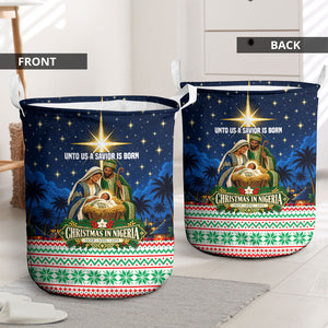 Nigeria Jesus Christmas Faith Light Laundry Basket Nigerian Flag Christmas Nativity Scene