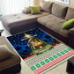Nigeria Jesus Christmas Faith Light Area Rug Nigerian Flag Christmas Nativity Scene