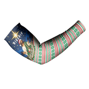 Nigeria Jesus Christmas Faith Light Arm Sleeves Nigerian Flag Christmas Nativity Scene