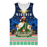 Nigeria Jesus Christmas Faith Light Basketball Jersey Nigerian Flag Christmas Nativity Scene