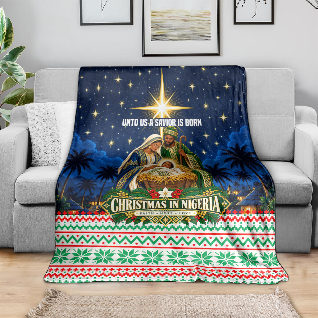 Nigeria Jesus Christmas Faith Light Blanket Nigerian Flag Christmas Nativity Scene