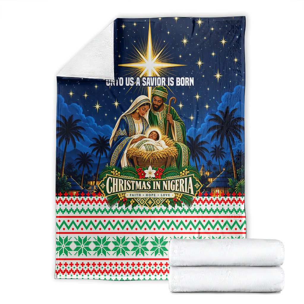 Nigeria Jesus Christmas Faith Light Blanket Nigerian Flag Christmas Nativity Scene