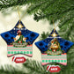 Nigeria Jesus Christmas Faith Light Ceramic Ornament Nigerian Flag Christmas Nativity Scene