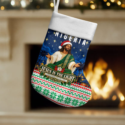 Nigeria Jesus Christmas Faith Light Christmas Stocking Nigerian Flag Christmas Nativity Scene