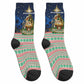 Nigeria Jesus Christmas Faith Light Crew Socks Nigerian Flag Christmas Nativity Scene