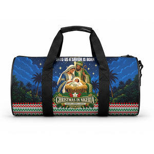 Nigeria Jesus Christmas Faith Light Duffle Bag Nigerian Flag Christmas Nativity Scene