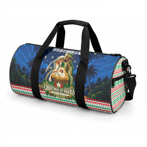 Nigeria Jesus Christmas Faith Light Duffle Bag Nigerian Flag Christmas Nativity Scene