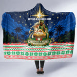Nigeria Jesus Christmas Faith Light Hooded Blanket Nigerian Flag Christmas Nativity Scene