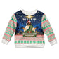 Nigeria Jesus Christmas Faith Light Kid Ugly Christmas Sweater Nigerian Flag Christmas Nativity Scene