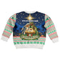 Nigeria Jesus Christmas Faith Light Kid Ugly Christmas Sweater Nigerian Flag Christmas Nativity Scene
