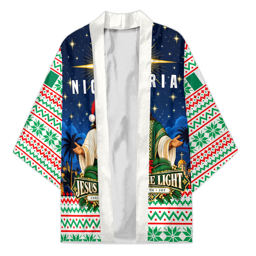 Nigeria Jesus Christmas Faith Light Kimono Nigerian Flag Christmas Nativity Scene
