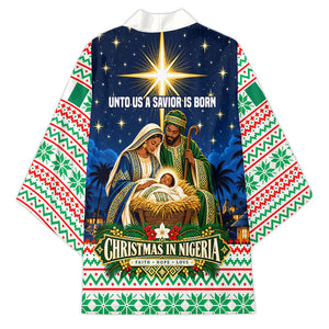 Nigeria Jesus Christmas Faith Light Kimono Nigerian Flag Christmas Nativity Scene