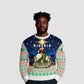 Nigeria Jesus Christmas Faith Light Ugly Christmas Sweater Nigerian Flag Christmas Nativity Scene