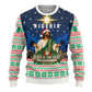 Nigeria Jesus Christmas Faith Light Ugly Christmas Sweater Nigerian Flag Christmas Nativity Scene
