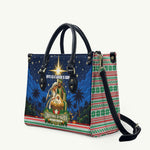 Nigeria Jesus Christmas Faith Light Leather Bag Nigerian Flag Christmas Nativity Scene