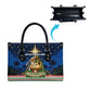 Nigeria Jesus Christmas Faith Light Leather Bag Nigerian Flag Christmas Nativity Scene