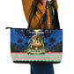 Nigeria Jesus Christmas Faith Light Leather Tote Bag Nigerian Flag Christmas Nativity Scene