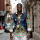 Nigeria Jesus Christmas Faith Light Long Sleeve Button Shirt Nigerian Flag Christmas Nativity Scene