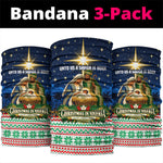Nigeria Jesus Christmas Faith Light Neck Gaiter Nigerian Flag Christmas Nativity Scene