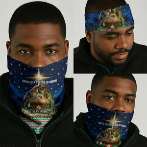 Nigeria Jesus Christmas Faith Light Neck Gaiter Nigerian Flag Christmas Nativity Scene