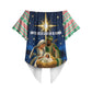 Nigeria Jesus Christmas Faith Light Off Shoulder Wrap Waist Top Nigerian Flag Christmas Nativity Scene