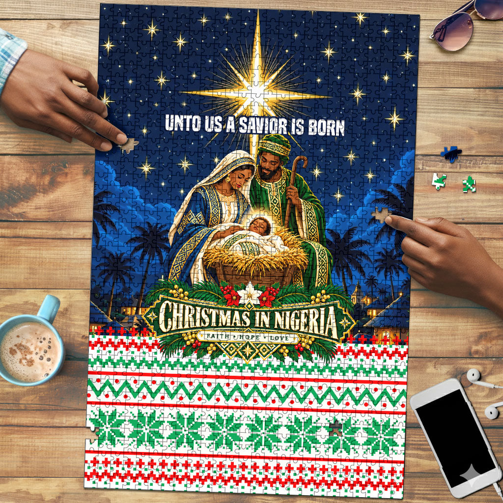 Nigeria Jesus Christmas Faith Light Puzzle Nigerian Flag Christmas Nativity Scene