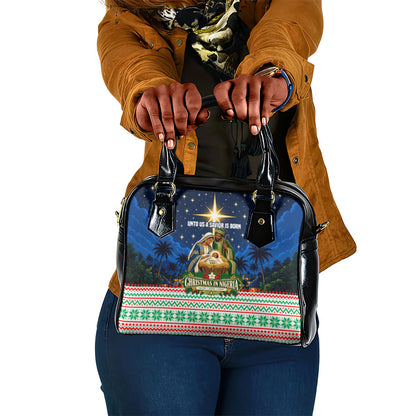 Nigeria Jesus Christmas Faith Light Shoulder Handbag Nigerian Flag Christmas Nativity Scene