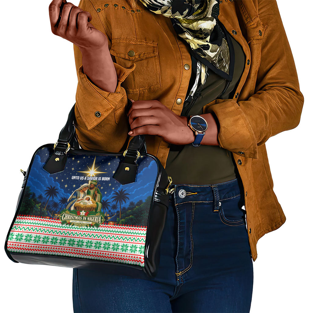 Nigeria Jesus Christmas Faith Light Shoulder Handbag Nigerian Flag Christmas Nativity Scene