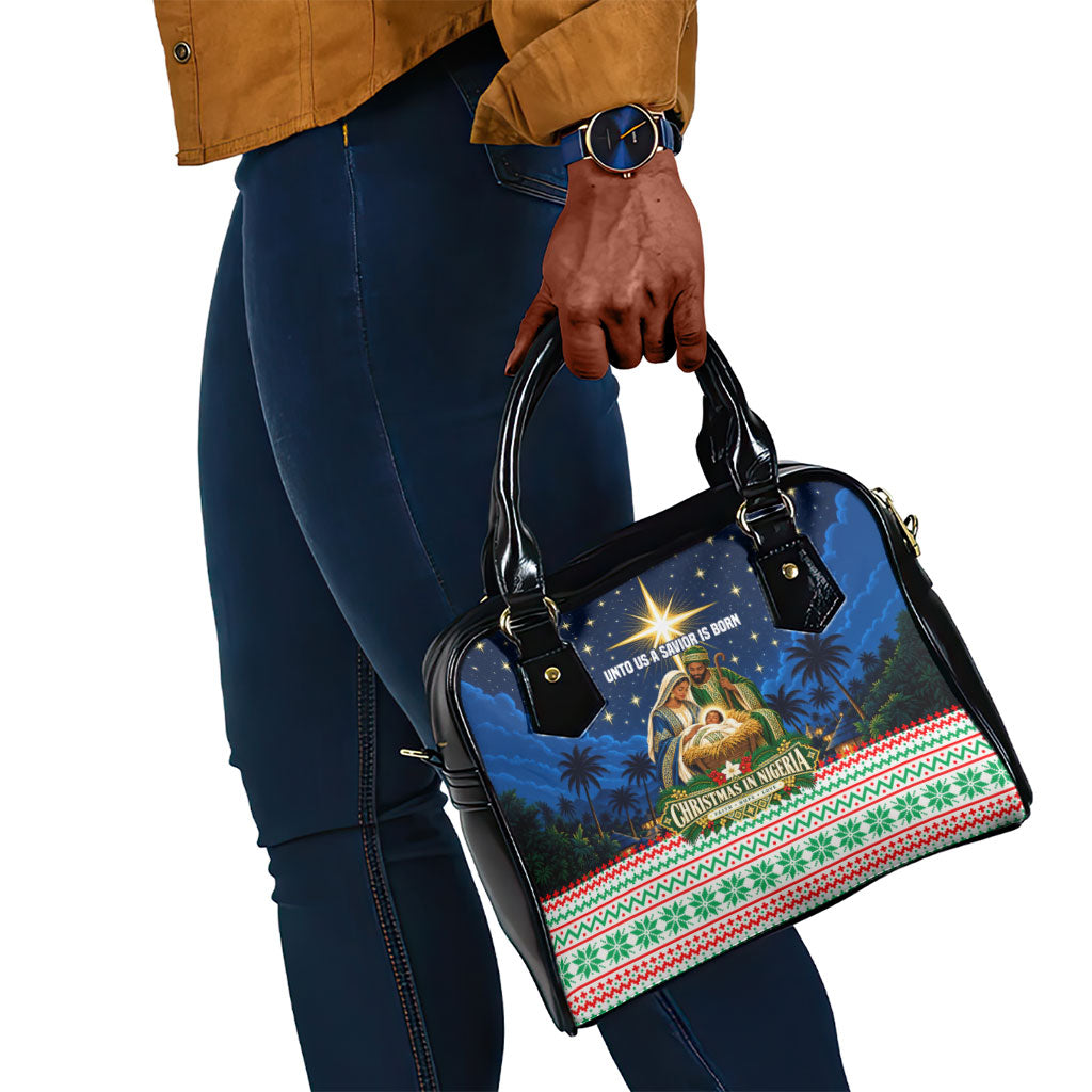 Nigeria Jesus Christmas Faith Light Shoulder Handbag Nigerian Flag Christmas Nativity Scene