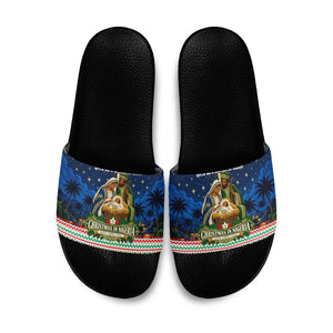 Nigeria Jesus Christmas Faith Light Slide Sandals Nigerian Flag Christmas Nativity Scene