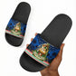 Nigeria Jesus Christmas Faith Light Slide Sandals Nigerian Flag Christmas Nativity Scene