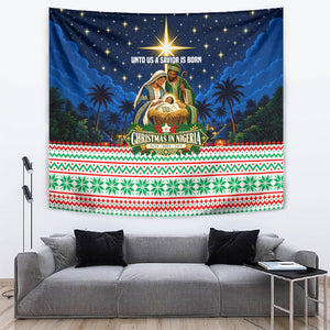Nigeria Jesus Christmas Faith Light Tapestry Nigerian Flag Christmas Nativity Scene