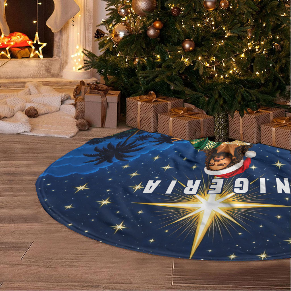 Nigeria Jesus Christmas Faith Light Tree Skirt Nigerian Flag Christmas Nativity Scene