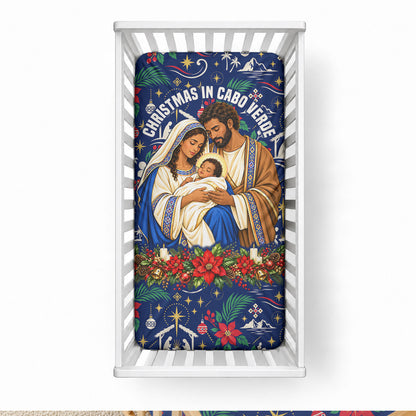 Cape Verde Jesus Christmas Baby Bed Cover Cabo Verde Island Nativity Scene
