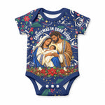 Cape Verde Jesus Christmas Baby Onesie Cabo Verde Island Nativity Scene