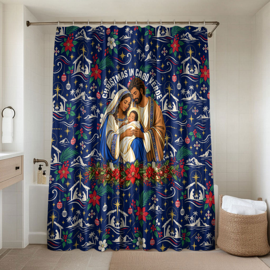 Cape Verde Jesus Christmas Bathroom Set Cabo Verde Island Nativity Scene