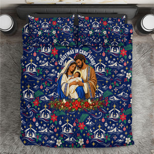 Cape Verde Jesus Christmas Bedding Set Cabo Verde Island Nativity Scene