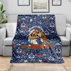 Cape Verde Jesus Christmas Blanket Cabo Verde Island Nativity Scene