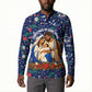 Cape Verde Jesus Christmas Button Sweatshirt Cabo Verde Island Nativity Scene