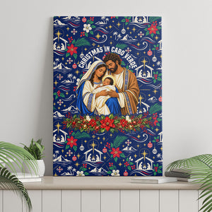 Cape Verde Jesus Christmas Canvas Wall Art Cabo Verde Island Nativity Scene