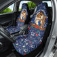 Cape Verde Jesus Christmas Car Seat Cover Cabo Verde Island Nativity Scene