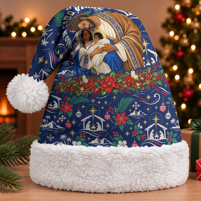 Cape Verde Jesus Christmas Santa Hat Cabo Verde Island Nativity Scene