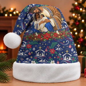 Cape Verde Jesus Christmas Santa Hat Cabo Verde Island Nativity Scene