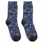 Cape Verde Jesus Christmas Crew Socks Cabo Verde Island Nativity Scene