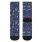 Cape Verde Jesus Christmas Crew Socks Cabo Verde Island Nativity Scene